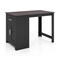 Counter Height Bar Table with Storage Cabinet and Drawer